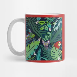 peek-a-boo jungle animals Mug